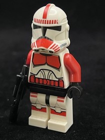 Lego Star Wars Minifigure Clone Shock Trooper Sw0531 75046 Coruscant + Display