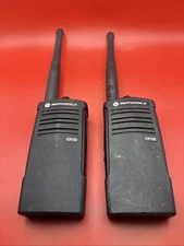 Lot Of 2 Motorola CP110 VHF 2CH Two Way Radio H96KCC9AA2AA For Parts (untested)