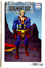 AXE JUDGMENT DAY #1 JACK KIRBY HIDDEN GEM 1:50 ETERNALS IKARIS VARIANT 2022 NM