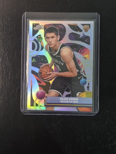 2025-26 Topps Cosmic Chrome - Egor Demin #39 Refractor (RC) Nets