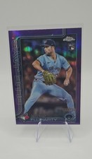 Mason Fluharty | 2025 Topps Chrome Update | Purple Refractor /250 RC