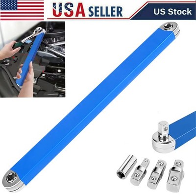 Upgraded Impact Ready Offset Extension Wrench, Tight Reach Extension Wrench Set