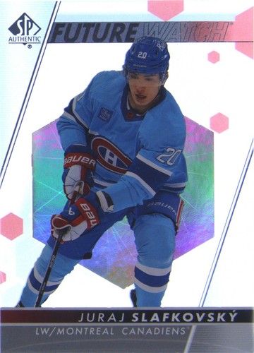 2022-23 UD SP Authentic #149 Juraj Slafkovsky Future Watch Rookie
