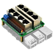 RJ45 GPIO Pinout Breakout Board for Raspberry Pi 1A+ 1B+ 2B 3B 3B+ 3A+ 4B Zer...