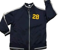Old Navy Youth Size L Full Zip Sweatshirt Cotton Polyester Navy Excellent 28