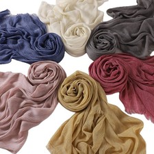 Muslim Women Hijab Wrap Long Scarf Shawls Headscarf Islamic Headwrap Scarves