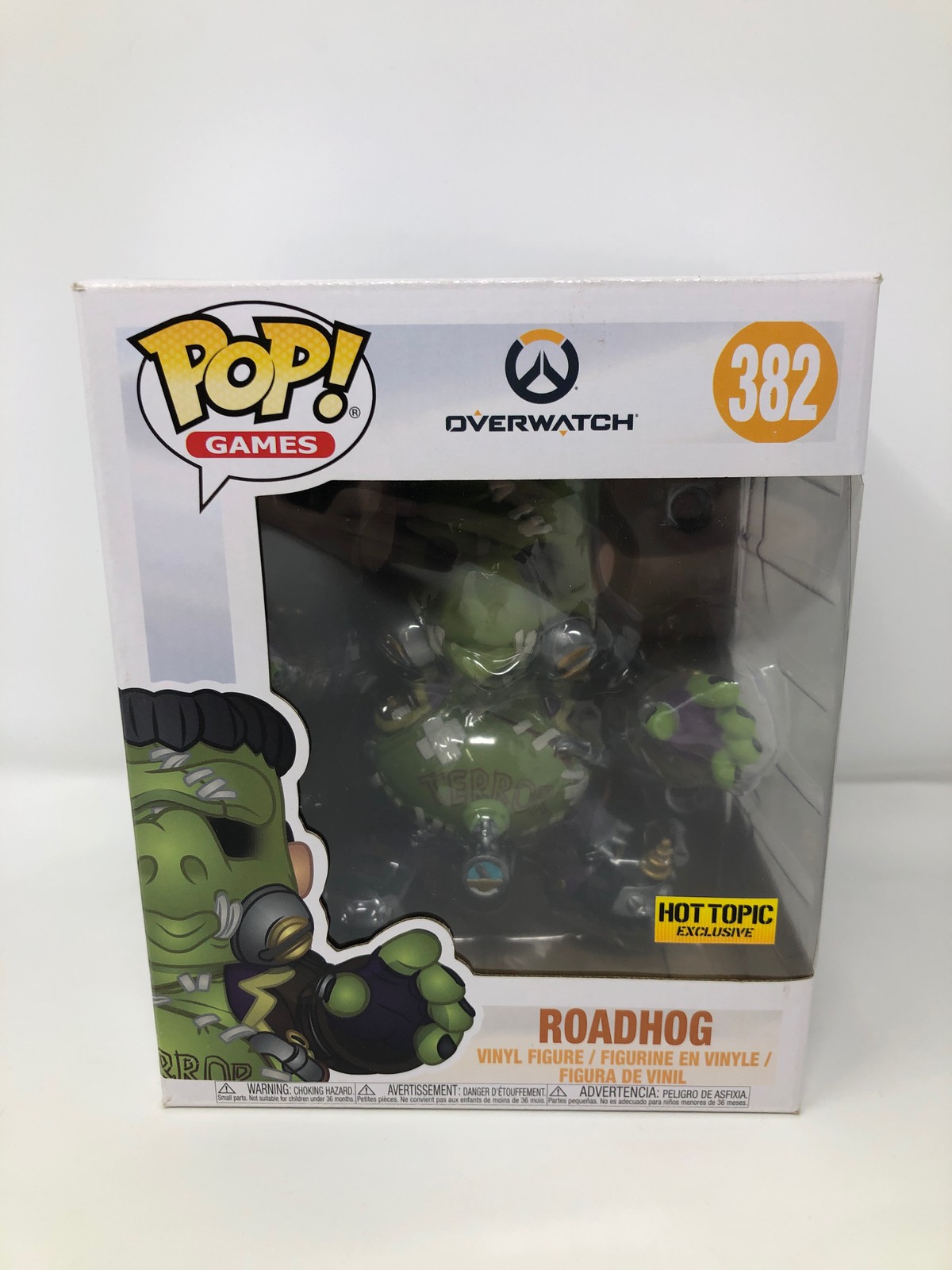 Roadhog Junkenstein'S Monster Skin Supersized #382 Damaged Box See Pics