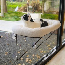 Cat Window Perch - 100 Metal Supported from Below - Comes with Warm Spacious...