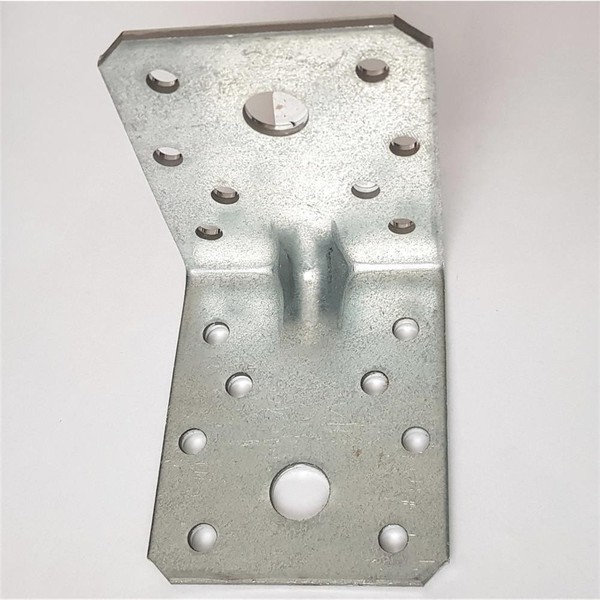 Gah Alberts Schwerlast-Winkelverbinder Sicke 70X70X55Mm StäRke 2,5Mm LöCher 2/16-image