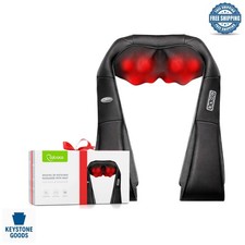 Deep Tissue Neck Back Massager with Heat Adjustable Speeds