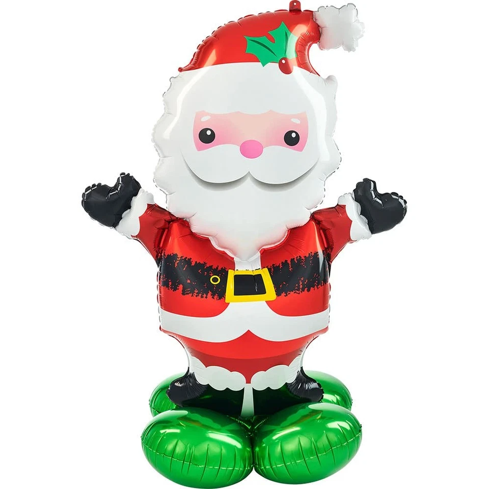 amscan- Ballons de Père Noël, 4295211, Multicolore - Photo 1/1