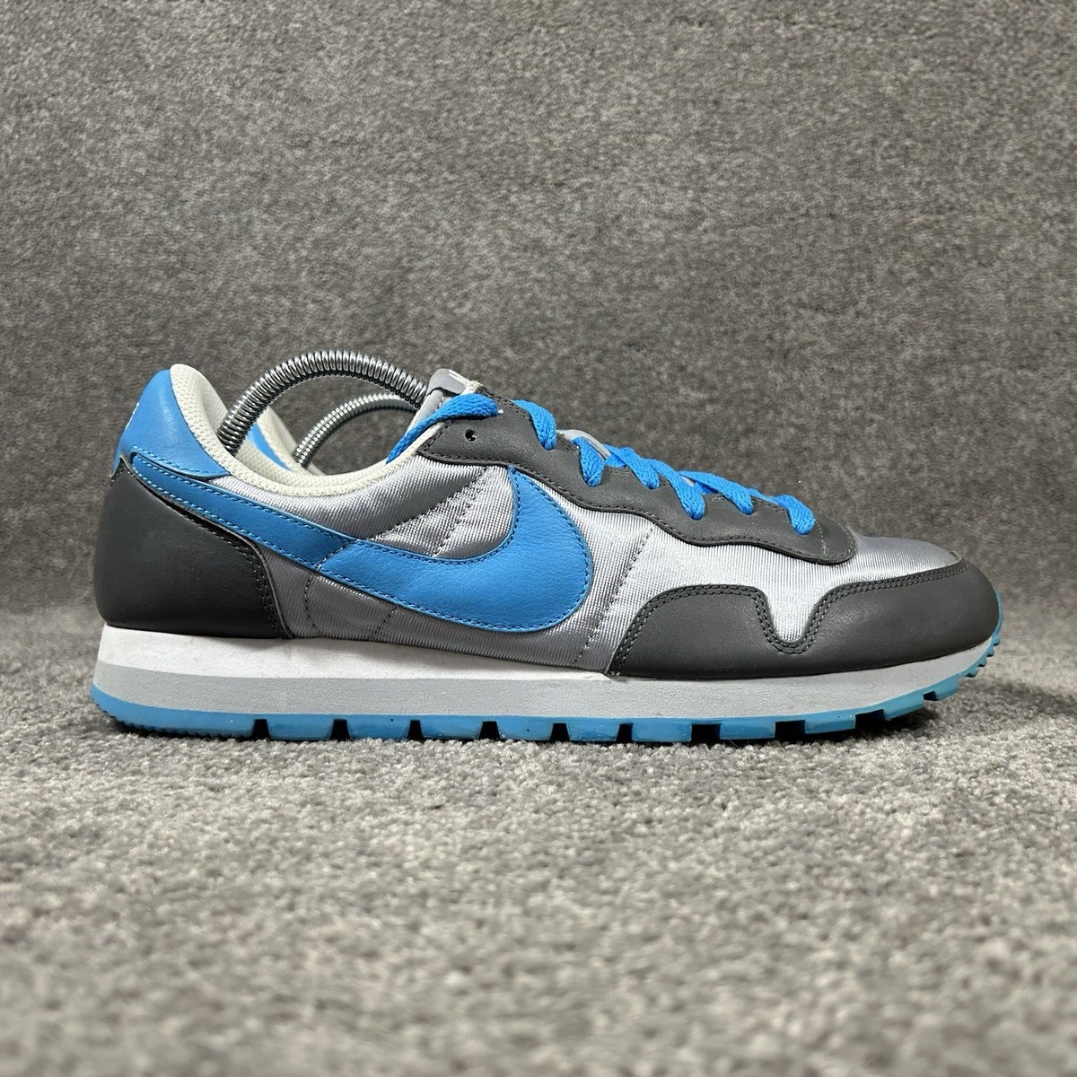 Nike Air Pegasus 708073-991 Mens Sz 12 Black Silver Leather  display picture 2