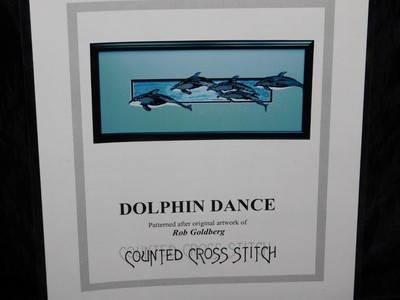 Dolphin Dance Cross Stitch Chart Rob Goldberg Art Wonders NEW