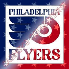 Plastic Stencil - Hockey Flyers SX455 4", 6", 8", 10" or 12"