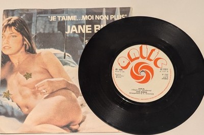 Jane Birkin Je T'aime Moi Non Plus Sexy Cheesecake 7'' Vinyl Serge Gainebourg