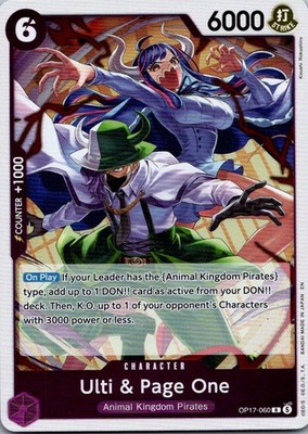 Ulti & Page One Foil [OP17 - OP17-060] NM EN