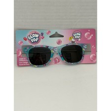 Blow Pop Childrens Sunglasses Teal Blue Bubble Gum Candy Graphics Ages 3 NEW