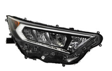 Chrome LED Non-Projector Headlight Passenger Side for 2019-2021 Toyota RAV4 USA