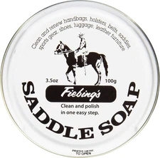 Fiebing'S White Saddle Soap for Leather (3.5 Oz Tin) - Leather Cleaner & Conditi