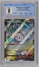 Error 2 Square Corners 2020 Champion's Path 71 Galarian Cursola V 8 CGC