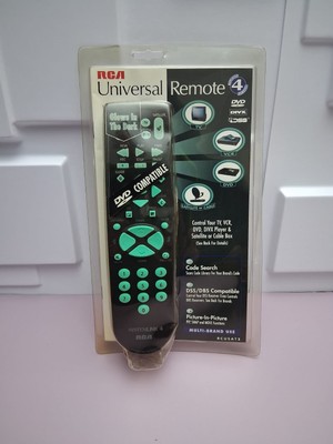 RCA System Link 4 Universal Satellite Remote Control RCUSAT3 Glows In The Dark 