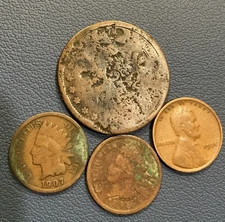 1837 Hard-Times Token, Indian Head Cents, Wheat Cent, CULLS