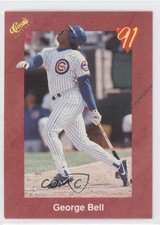 1991 Classic Update Red Travel Edition George Bell #T30 1d5