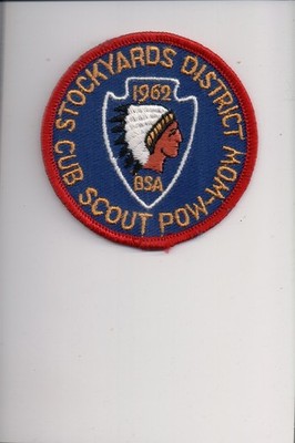 1962 Stockyards District Cub Scout Pow-Wow patch