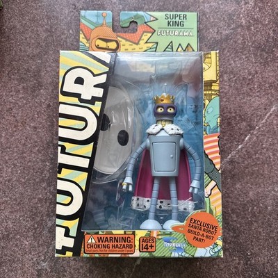 Toynami Futurama Series 5 Super King Bender Figure Robot Santa Build-A-Bot NIP