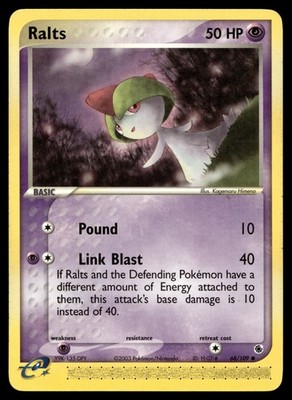 Ralts Pokemon Ruby and Sapphire 68/109 (LP)