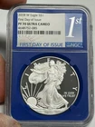 2018-W NGC PF70 ‘First Day Of Issue’ American Silver Eagle Dollar ASE $1 .999