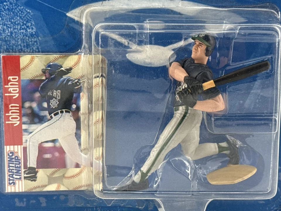 1997 Starting Lineup John Jaha Brewers Card 10th Year - Image 2 of 4