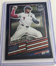2026 USA Baseball Chase Fuller Black Velocity  /39 SSP #60