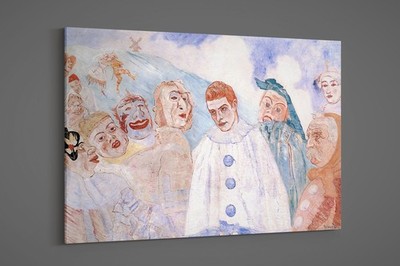 James Ensor - The Despair of Pierrot - Art Print on Paper or Canvas