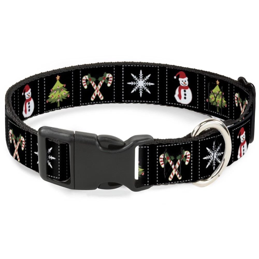 Plastic Clip Collar Christmas Blocks Black/White/Multi Color Large 15-24"
Opens in a new window or t