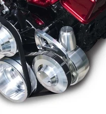 March Performance 20160 Clear Powdercoat Aluminum Front Mount Ultra Power