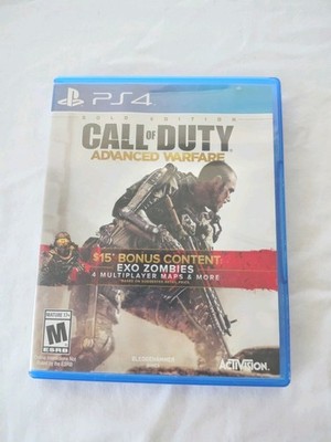 Call of Duty: Advanced Warfare Gold Edition PS4 Shooter - COD - Has No Manual
