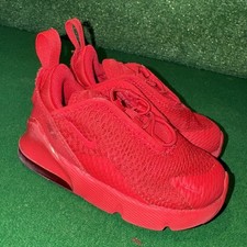 Nike Air Max 270 "University Red" DM8876-600 Toddler Baby Sneakers Size 6C