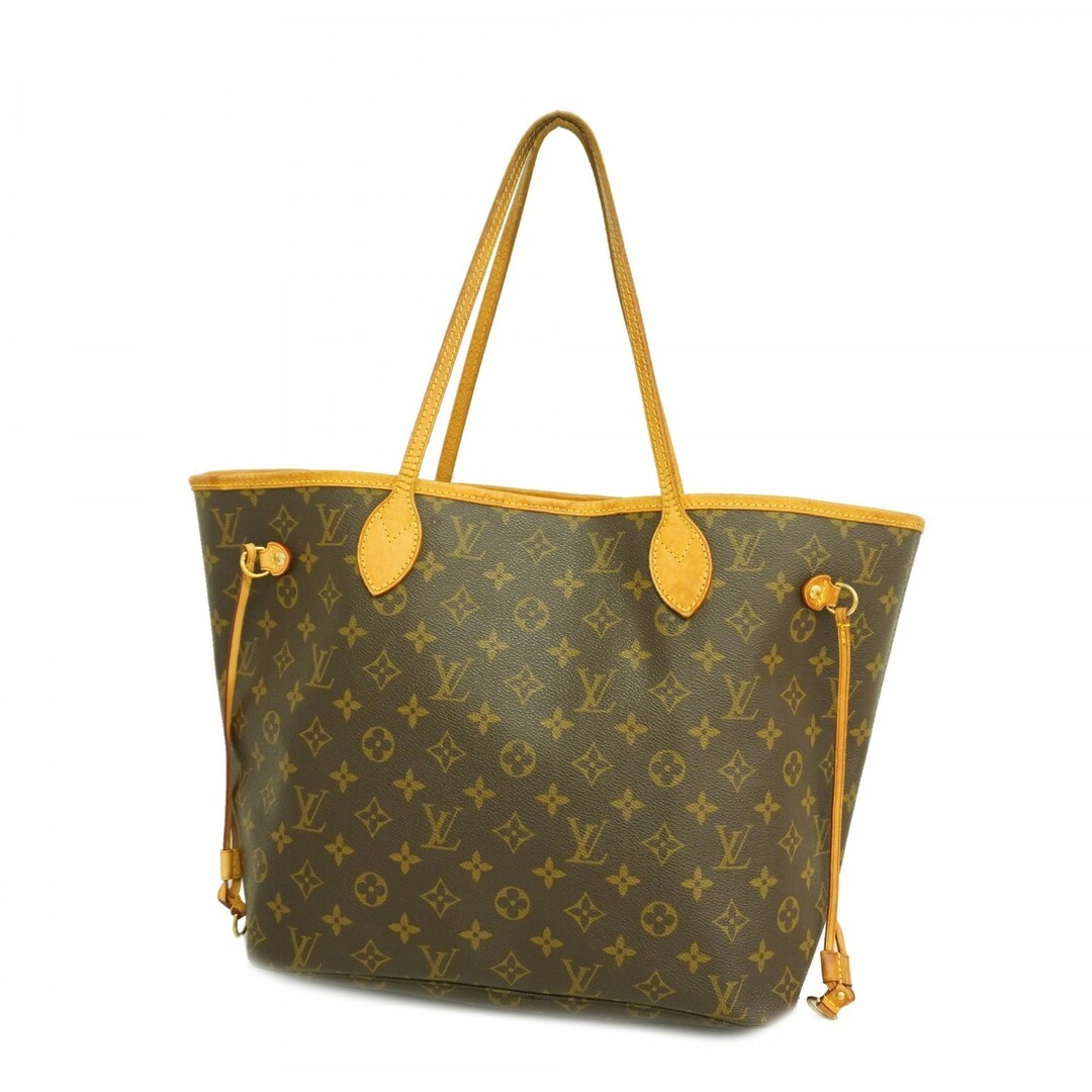 Louis Vuitton Monogram Neverfull MM Tote Bag M40156 Brown Preowned 5Ge6081-H