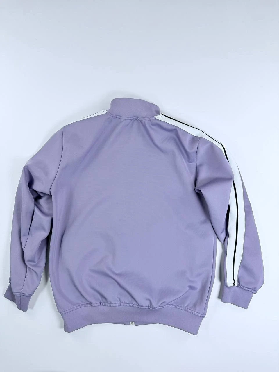 Palm Angels Classic Track Jacket Purple Lilac White Stripe Size L Made in Italy image 8
