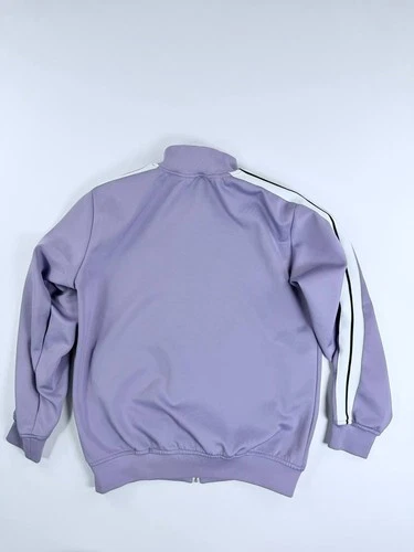Palm Angels Classic Track Jacket Purple Lilac White Stripe Size L Made in Italy image 8
