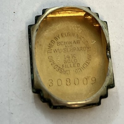 Raymond Weil 9056 18K Gold Electroplated Quartz Watch FOR PARTS