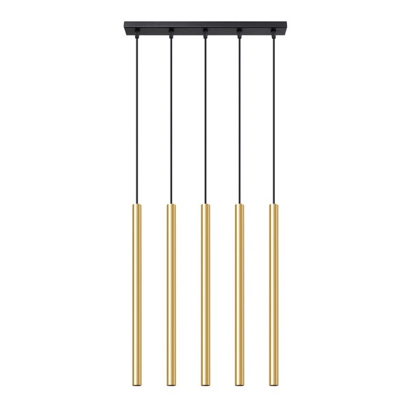 HäNgelampe Esszimmer Gold G9 Wohnzimmer KüChe 45 Cm Lang Esstisch Pendelleuchte-image