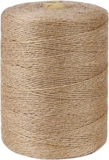 PerkHomy Jute Twine String 3600 Feet Natural Thin for Craft Gardening Plant Gift