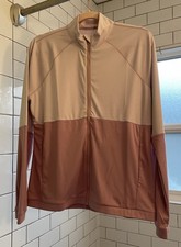 Women&rsquo;s Antigua Golf Zip Up Light & Dark Pink SZ M Athletic Jogging Gym NWOT