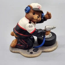 Dale Earnhardt GoB Gallery of Bears Rear Tire Changer NASCAR Figurine 1999 #3