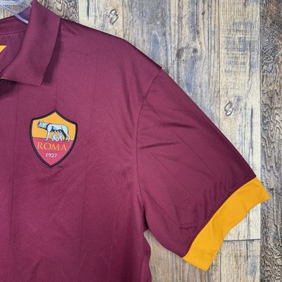 AS Roma 2014-15 Home Soccer Jersey Nike 635811-678 Men's L | eBay