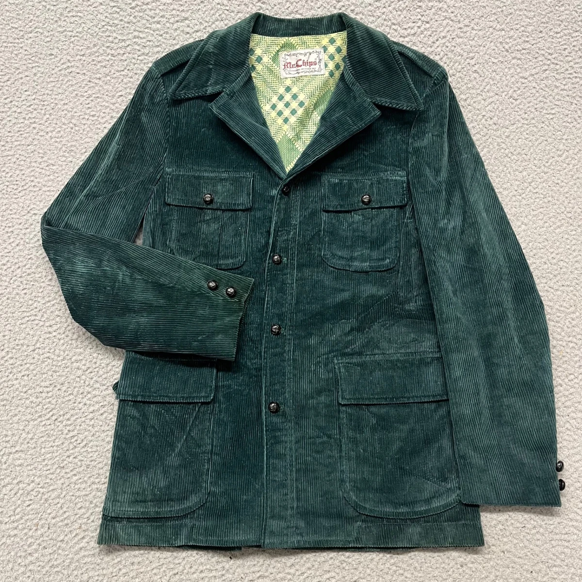 Corduroy 1970s Vintage Outerwear Coats & Jackets for Men for sale
