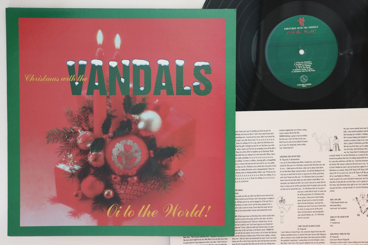 その他 LP Vandals Oi To The World! (Christmas With The Vandals) 787621 KUNG FU US /00260 LP Vandals Oi To The World! (Christmas With The Vandals