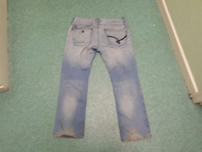 Jean Homme Firetrap Vega Classic Taille 38 Jambe 32 - Délavé Bleu Moyen - Occasion TB